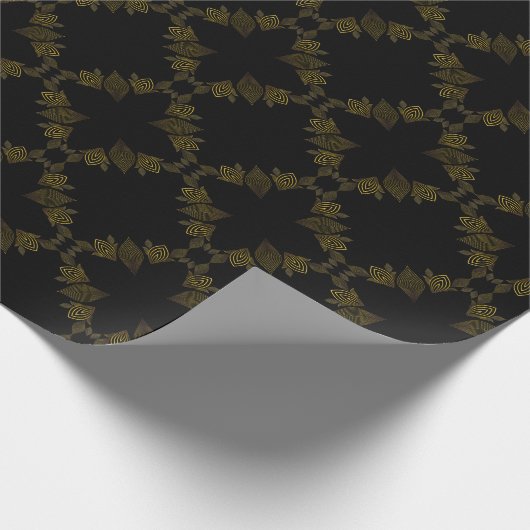 ゴールデンラインフラワーペタル ラッピングペーパー (角)