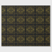 ゴールデンラインフラワーペタル ラッピングペーパー (フラット)