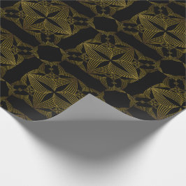 ゴールデンラインフラワーペタル ラッピングペーパー