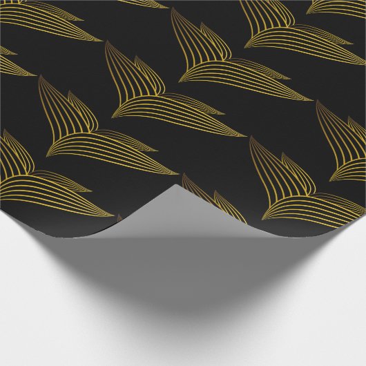 ゴールデンラインフラワーペタル ラッピングペーパー (角)