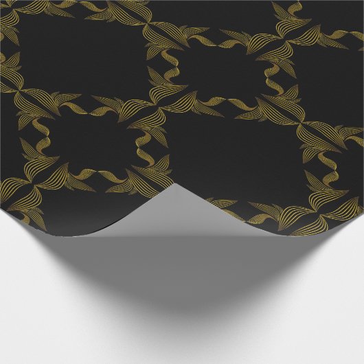 ゴールデンラインフラワーペタル ラッピングペーパー (角)