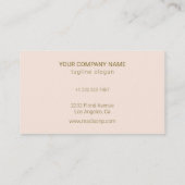 ゴールデンライン 名刺 (裏面)