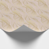 ゴールデンライン:高級ヴィンテージパターン。 ラッピングペーパー (角)