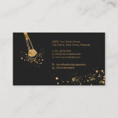 ゴールデンラグジュアリーメイクアップバタフライ 名刺 (裏面)