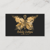 ゴールデンラグジュアリーメイクアップバタフライ 名刺 (正面)