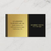 ゴールデンラグジュアリー 名刺 (裏面)