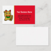 ゴールデンラッキーキャットショップキーパーズ 名刺 (正面/裏面)