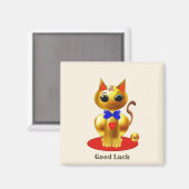 ゴールデンラッキーキャット マグネット (正面/裏面)