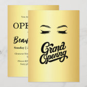 ゴールデンラッシュズ&ブローズ美しいサロングランドオープニング 招待状 (正面/裏面)