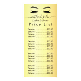 ゴールデンラッシュズ&ブローズ美しいサロン ラックカード