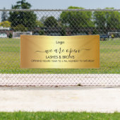 ゴールデンラッシュズ&ブローズ美しいサロン 横断幕 (インサイチュ)