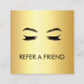 ゴールデンラッシュズ&ブローズ美しいサロン 紹介カード (正面)