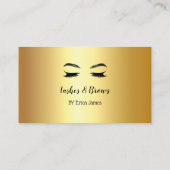 ゴールデンラッシュズ&ブロー美しいサロン 予約カード (裏面)