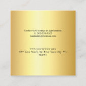 ゴールデンラッシュ&ブローズ美しいサロン割引カード 割引カード (裏面)