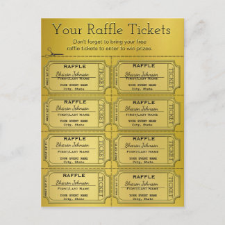 ゴールデンラッフルチケット ポストカード