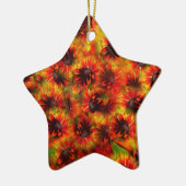 ゴールデンラドベキアスクリスマスオーナメント セラミックオーナメント (左)