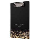 ゴールデンラパーソナライズされたイト クリップボード (左)