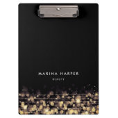 ゴールデンラパーソナライズされたイト クリップボード (正面)