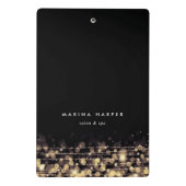 ゴールデンラパーソナライズされたイト ミニクリップボード (裏面)