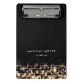 ゴールデンラパーソナライズされたイト ミニクリップボード (正面)