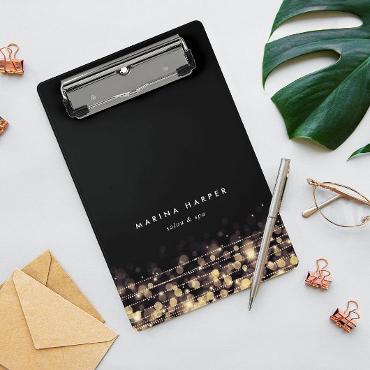 ゴールデンラパーソナライズされたイト ミニクリップボード