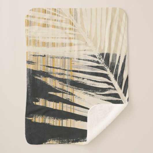 ゴールデンラフィア – パームフロンズ シェルパブランケット (正面)