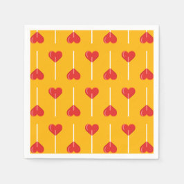 ゴールデンラブスクーカーズレッド スタンダードカクテルナプキン