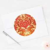 ゴールデンラブステッカー ラウンドシール (封筒)