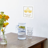 ゴールデンラブバードカスタムズ文字 箔ポスター (レイダウン (キッチン))