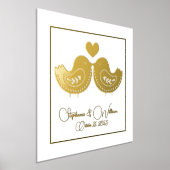 ゴールデンラブバードカスタムズ文字 箔ポスター (レイダウン)