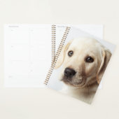 ゴールデンラブラドールの子犬クローズアップ プランナー手帳 (ディスプレー)