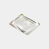 ゴールデンラブラドールインレアビュー鏡 ポストイット (アングル)