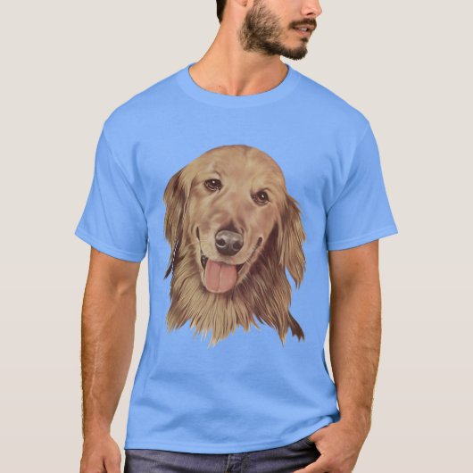 ゴールデンラブラドールリトリバー Tシャツ (正面)