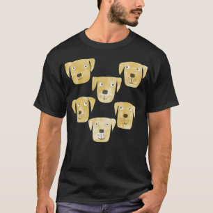 ゴールデンラブラドールレトリエバードッグウォーターカラー Tシャツ