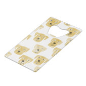 ゴールデンラブラドールレトリエバードッグ クレジットカード栓抜き (裏面アングル)