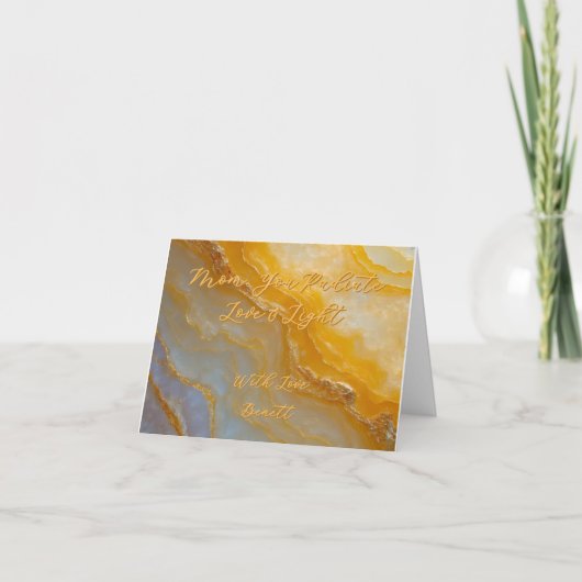 ゴールデンラブ – マザーズデイカード サンキューカード (正面)