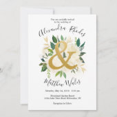 ゴールデンラブ 招待状 (正面)