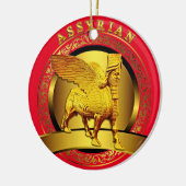 ゴールデンラマス セラミックオーナメント (左)