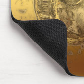 ゴールデンラムまたはアリー中国のズウェスタン〔占星術の〕十二宮図マウスP マウスパッド (コーナー)