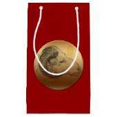 ゴールデンラム中国の羊の新年 スモールペーパーバッグ (正面)