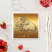 ゴールデンラム中国の – 年 – 紙ナプキンス スタンダードカクテルナプキン (インサイチュ)