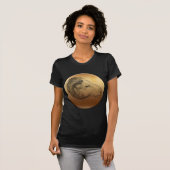 ゴールデンラム年中国の占星術〔占星術の〕十二宮図女性BT Tシャツ (正面フル)
