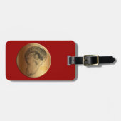 ゴールデンラム年中国の星占〔占星術の〕十二宮図荷物T ラゲッジタグ (正面横)