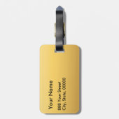 ゴールデンラム年中国の〔占星術の〕十二宮図アリーズラゲッジタグ ラゲッジタグ (裏面縦)