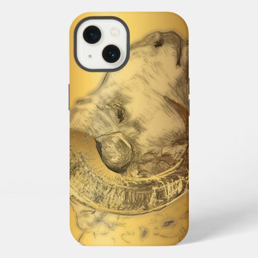 ゴールデンラム/おひつじ座の中国の西洋占星術 iPhoneケース (裏面)