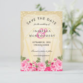 ゴールデンランタンとピンクフローラ 招待状 (スタンド正面)