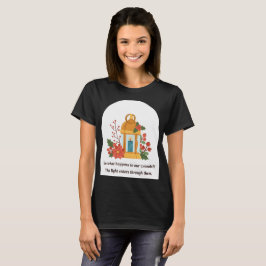 ゴールデンランタン | 癒しの光と精神的な希望 Tシャツ