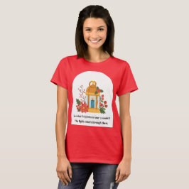 ゴールデンランタン | 癒しの光と精神的な希望 Tシャツ