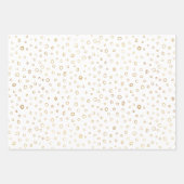 ゴールデンランダムパターン ラッピングペーパーシート (正面2)