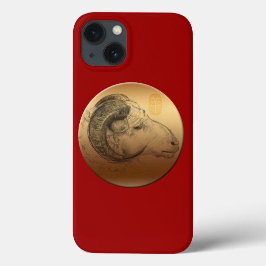 ゴールデンラ中国のム星座 Case-Mate iPhoneケース (裏面)